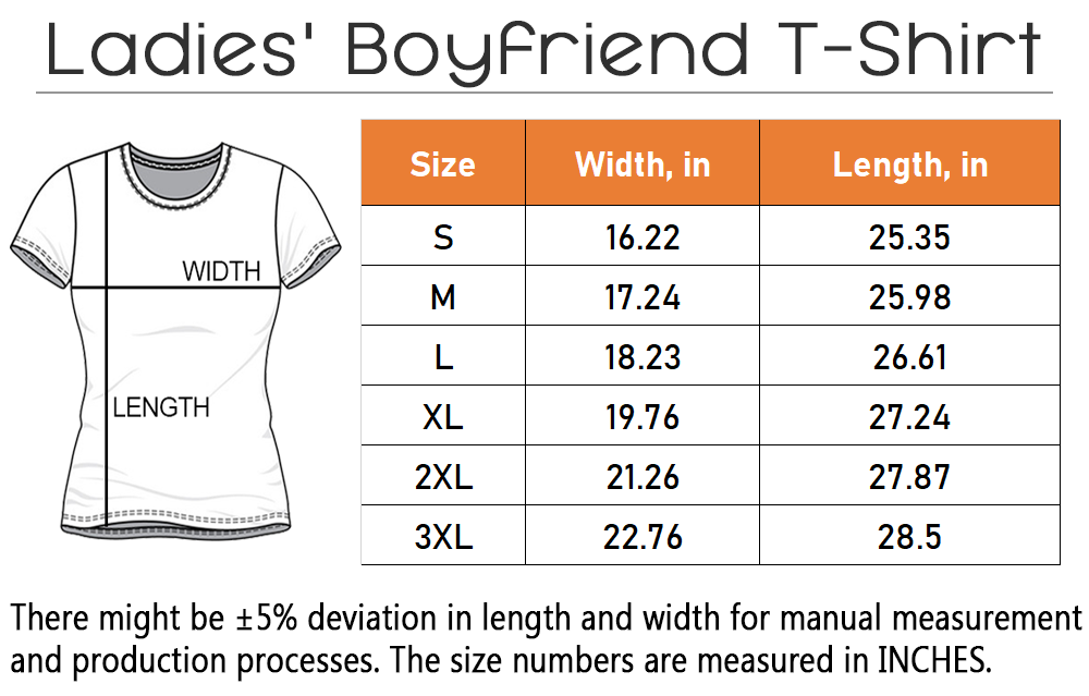 Ladies Boyfriend T Shirt NL3900