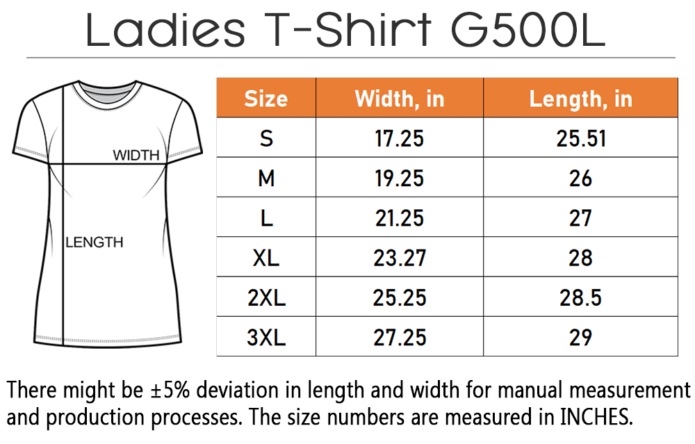 Ladies T Shirt G500L