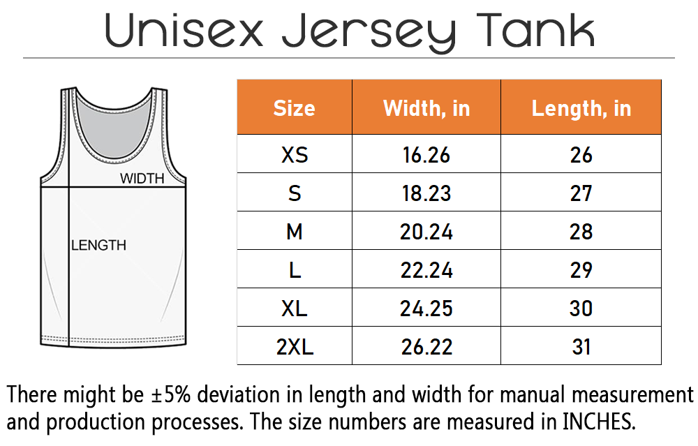 Unisex Jersey Tank 3480